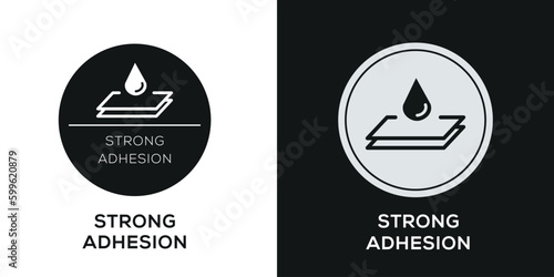 (Strong Adhesion) Icon, Vector sign.