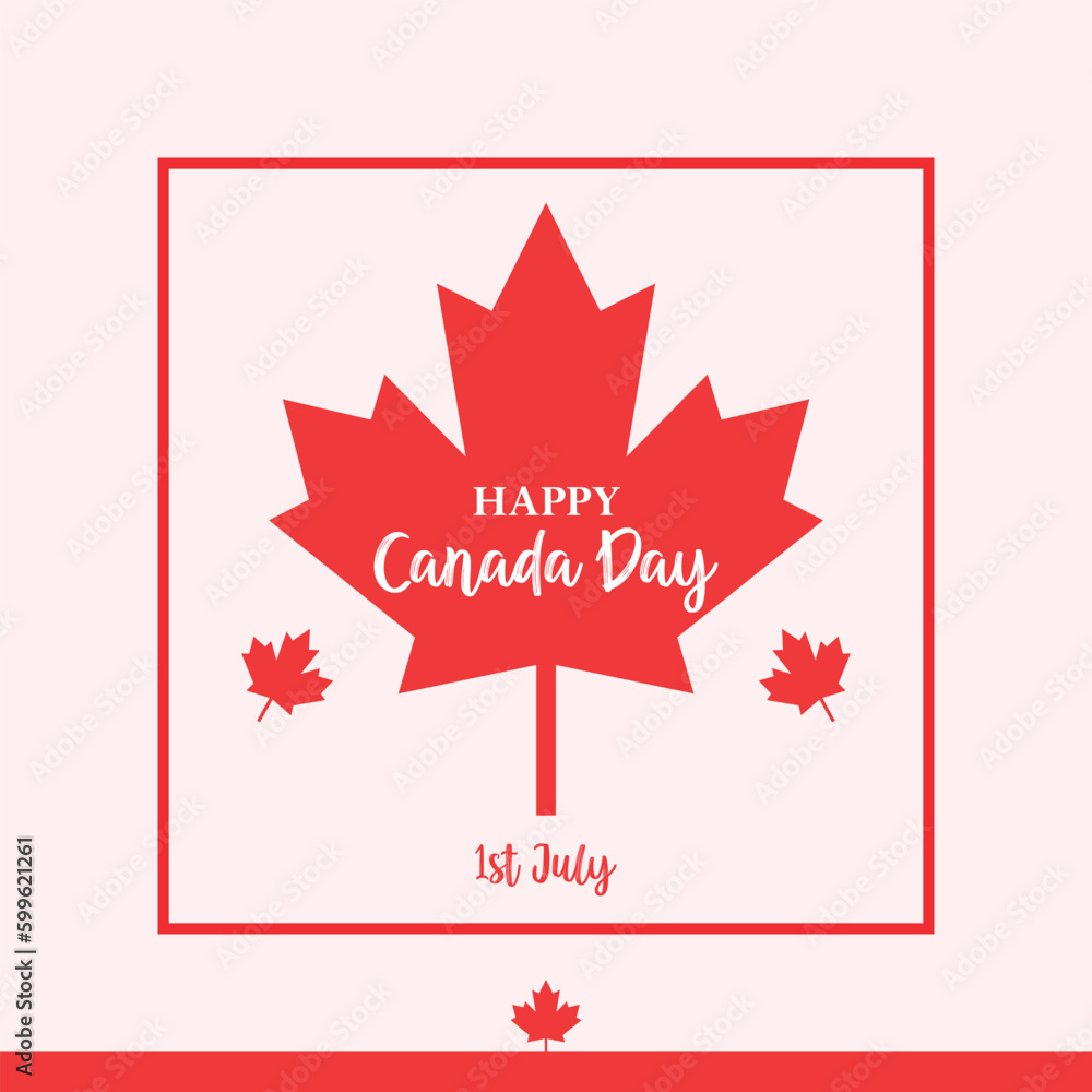 National holiday happy Canada day background National holiday happy Canada day background