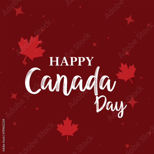 Canada day illustration 