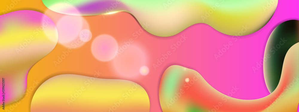 Vector colorful colourful abstract colorful fluid gradient background