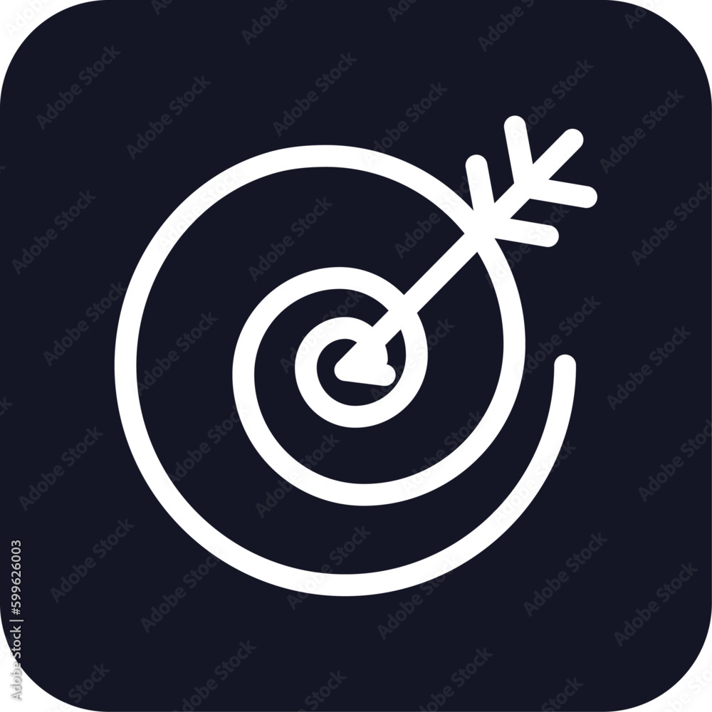 Target business icon with black filled line outline style. opportunity, dartboard, isolated, sport, focus, objective, hit. Vector Illustration Target business icon with black filled line outline style. opportunity, dartboard, isolated, sport, focus, objective, hit. Vector Illustration