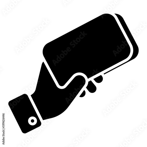 A unique design icon of penalty card