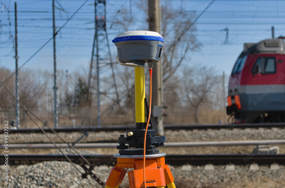 High precision RTK GNSS receiver running on survey as base station ...