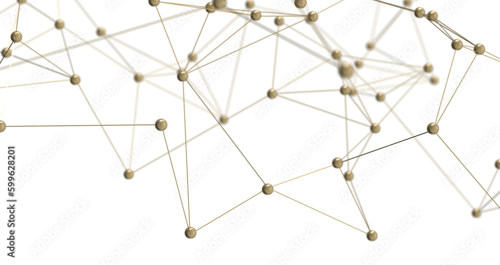 Gene lines and nodes, biological gene structure, 3d rendering. Gene lines and nodes, biological gene structure, 3d rendering.