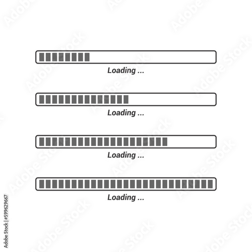 loading design elements in vector file flat design 