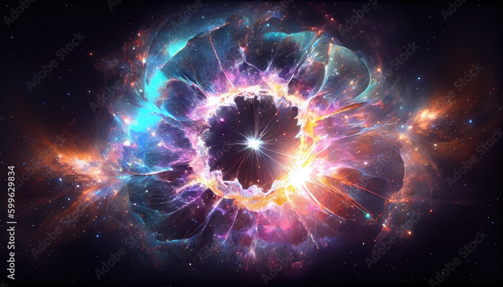 Cosmic Wonders: Exploring the Beauty and Mysteries of the Universe. This Picture can be used as a wallpaper, Desktop, Background. Generative AI