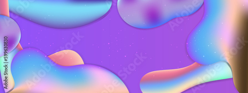 Vector modern colorful colourful abstract background with fluid shapes