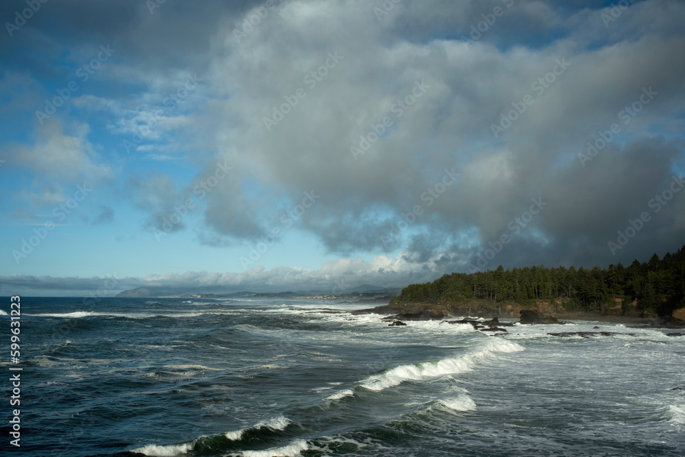 Boiler Bay, Near Depoe Bay on the Oregon Coast, Taken in Winter