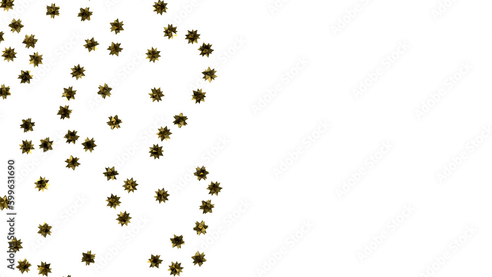 stars background, sparkle lights confetti falling. magic shining Flying christmas stars on night  (PNG transparent)