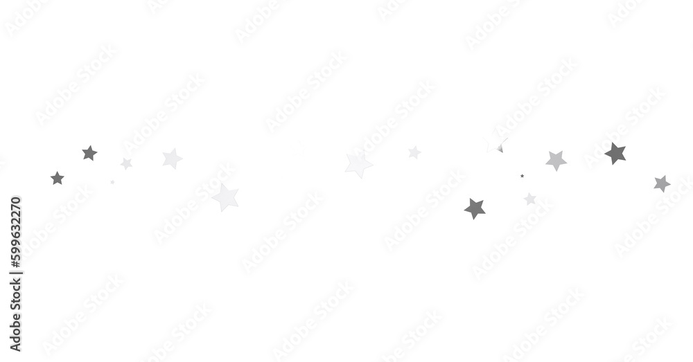 Silver stars border 3d - png transparent Silver stars border 3d - png transparent