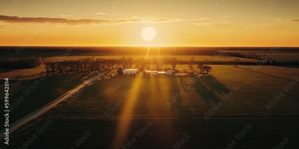 AI Generated. AI Generative. Photo realistic illustration of wild countryside landscape texas in america. Farmer adventure wild lifestyle vibe. Graphic Art AI Generated. AI Generative. Photo realistic illustration of wild countryside landscape texas in america. Farmer adventure wild lifestyle vibe. Graphic Art