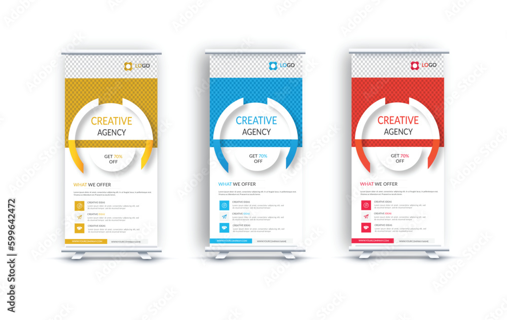 Corporate Roll Up Banner Signage Standee Template |Creative Business X ...