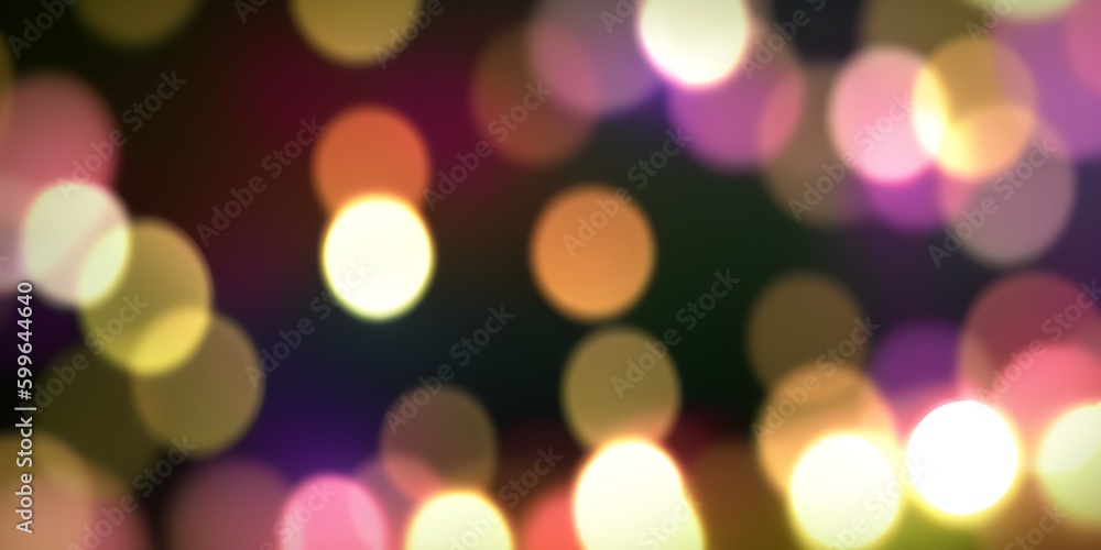 bokeh glowing blurry background wallpaper, Generative AI