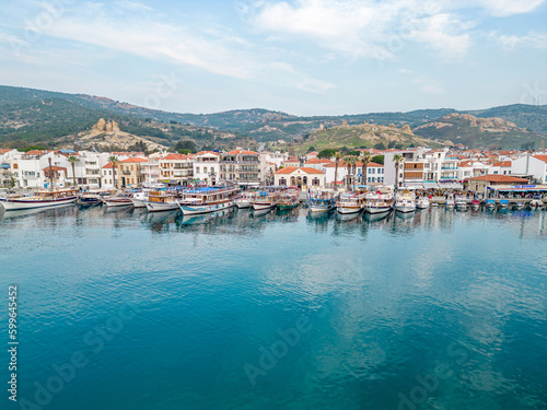 Wallpaper Mural old foça village and marina Torontodigital.ca
