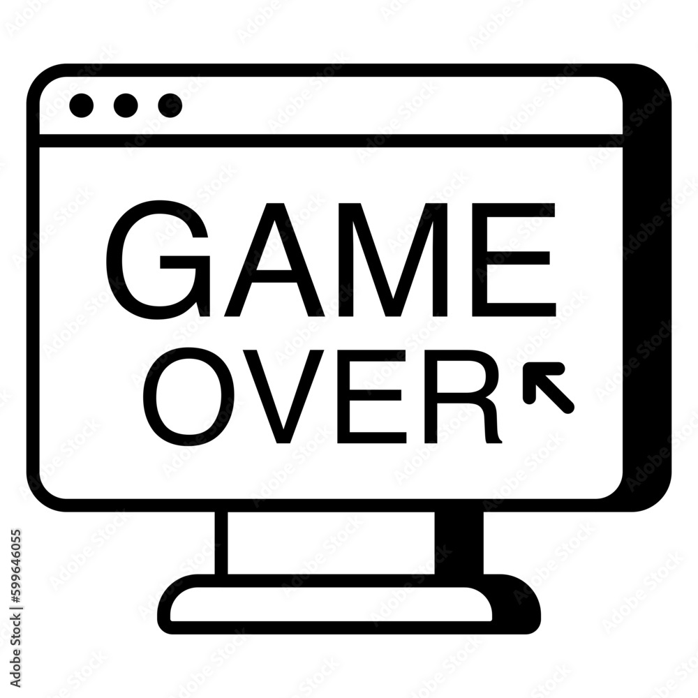 A creative design icon of gaming website A creative design icon of gaming website