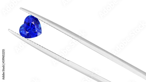 Blue sapphire&Tweezers