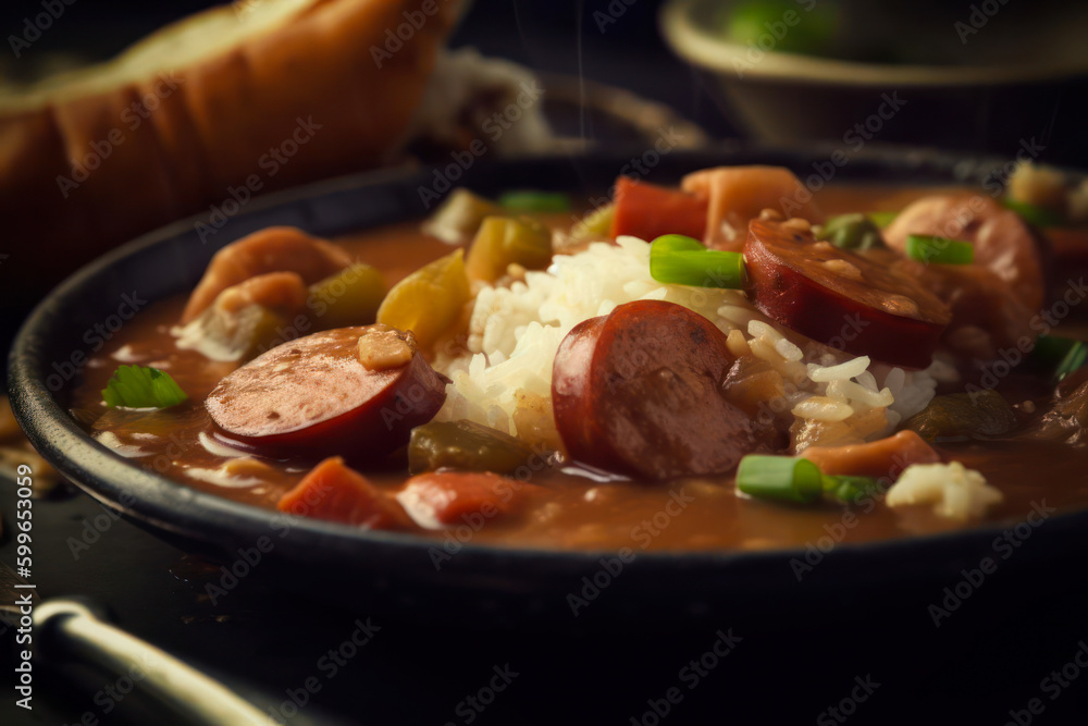 bowl of gumbo bowl of gumbo