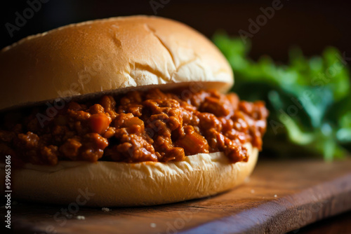 Φωτογραφία sloppy joe sandwich