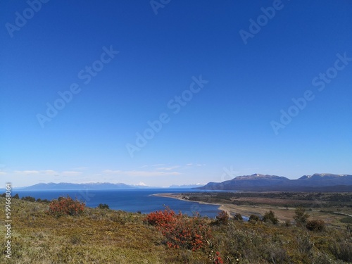 landscape with mountains