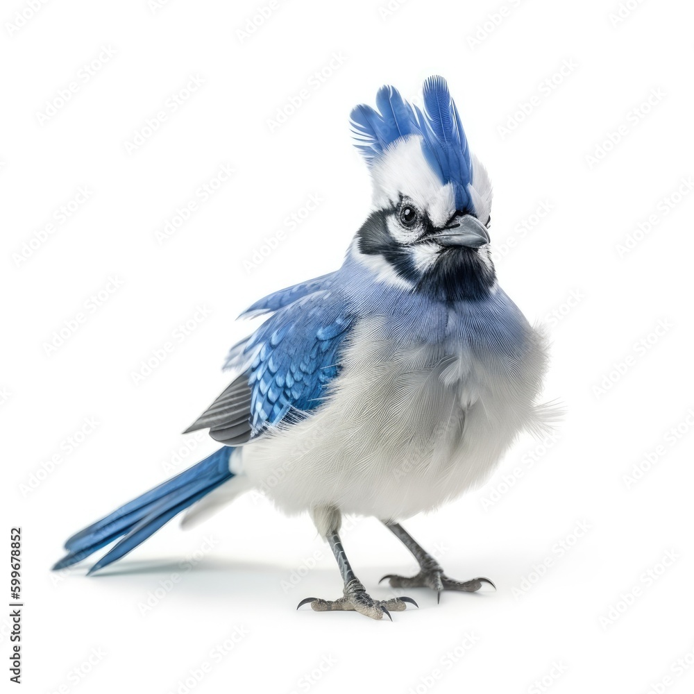 Baby Blue Jay Stock Photo - Download Image Now - Blue Jay, Animal