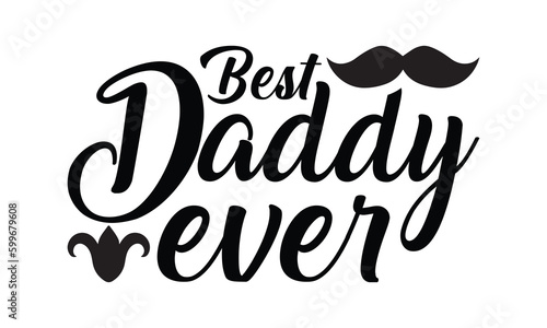 Father's Day" T-shirt design vector.