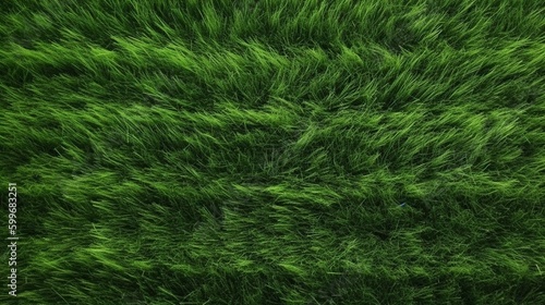 illustration, green grass, ai generative