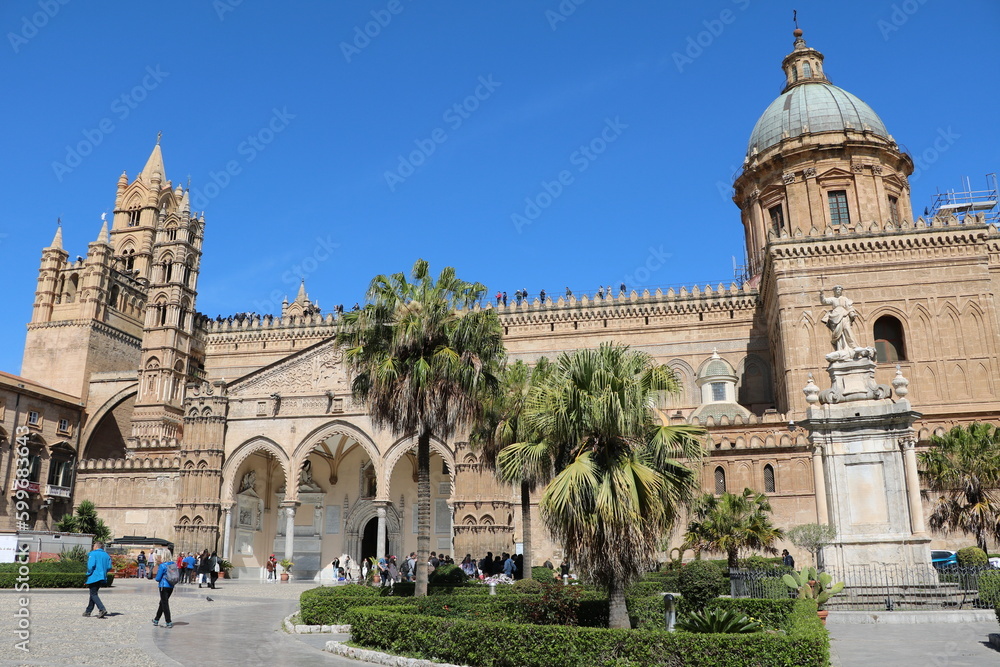 Cathedral of Maria Santissima Assunta in Palermo, Sicily Italy