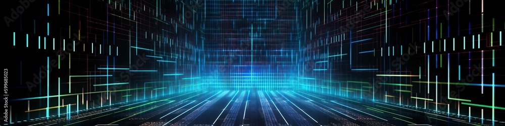 illustration,computer binary data ,website header,generative ai illustration,computer binary data ,website header,generative ai