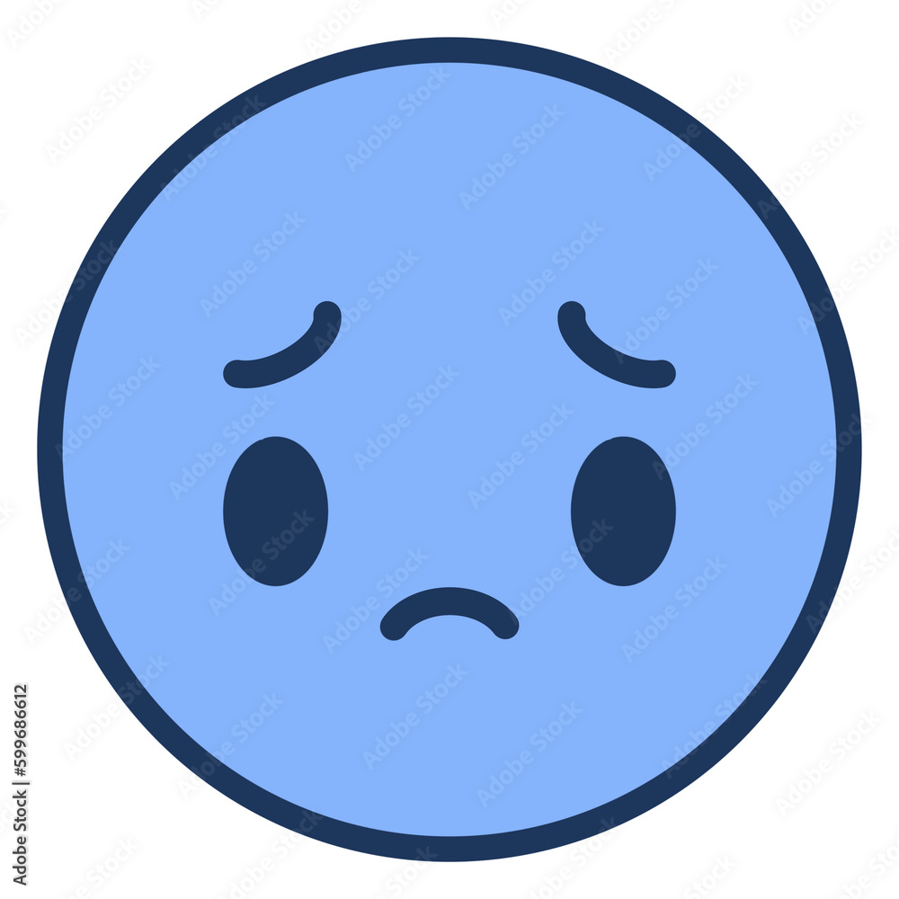 Sad face icon Sad face icon