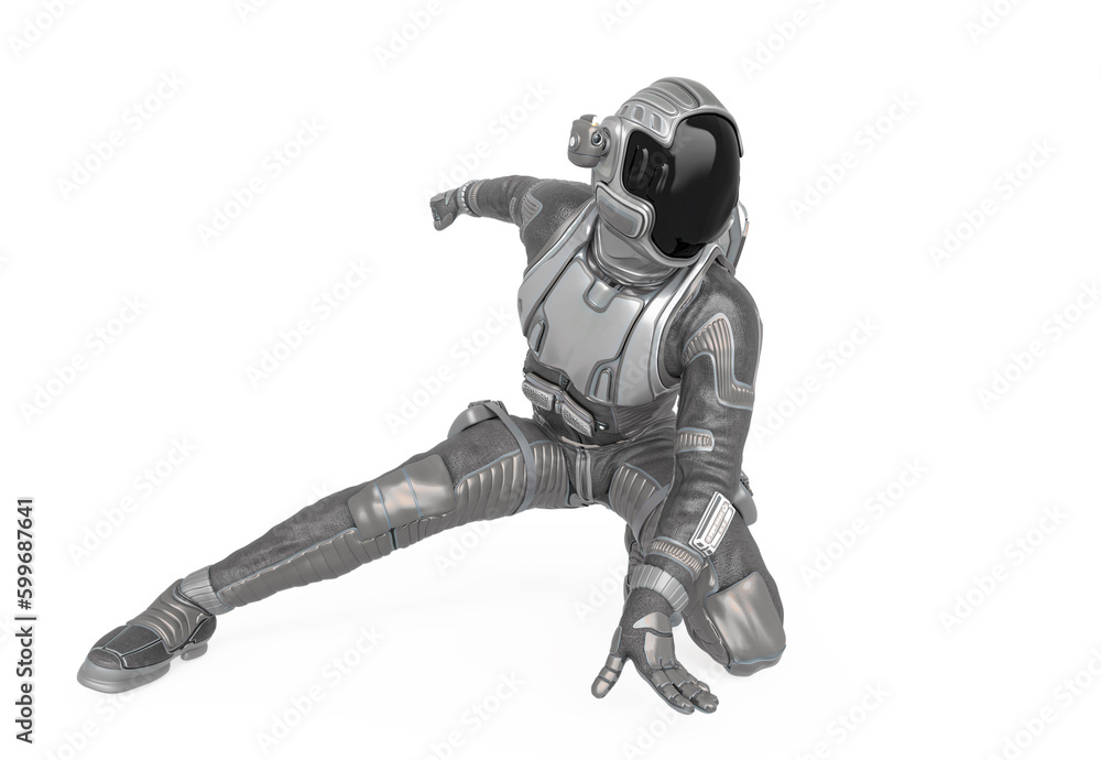 astronaut explorer is ready for some action astronaut explorer is ready for some action