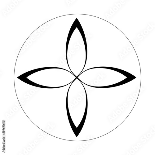 Obraz na płótnie Geometric pattern design - Intricate, decorative and ornamental illustration in black and white
w salonie