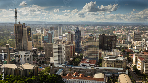 Bild auf Leinwand Skyline of Nairobi (CBD - central business district), Kenya