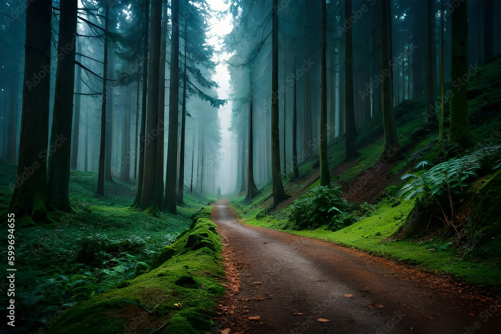 Fototapeta premium path in the forest