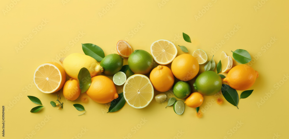 Lemons created with Generative AI Technology, ai, generative Lemons created with Generative AI Technology, ai, generative