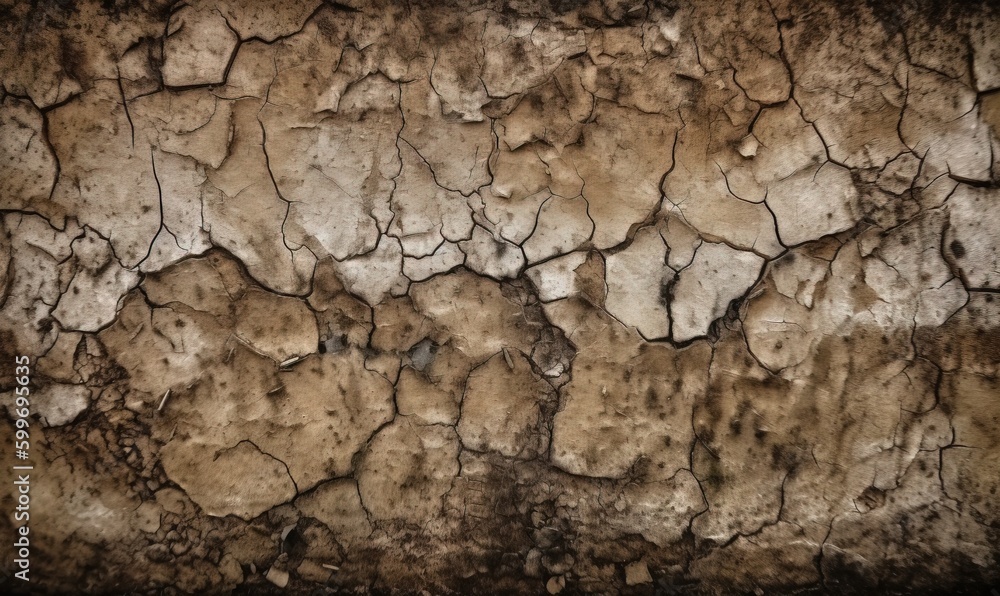 a close up of a wall with cracks and dirt on it. generative ai a close up of a wall with cracks and dirt on it. generative ai