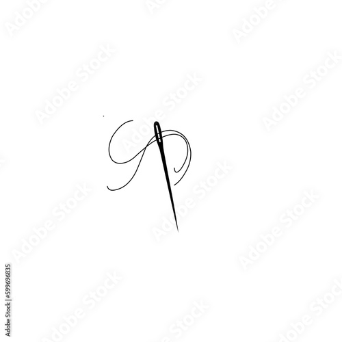 Elegant Needle With Thread 