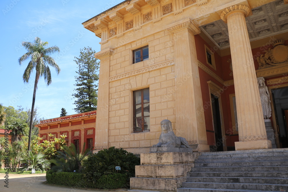 Palermo Botanical Garden in Palermo, Sicily Italy