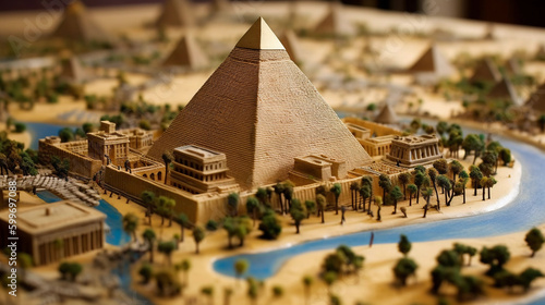 Miniature pyramid  photo
