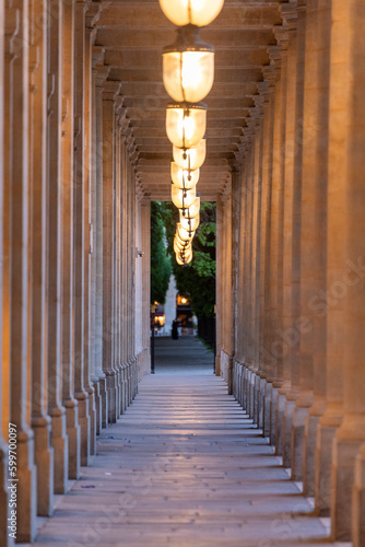 Halway of Palais Royal, Paris
