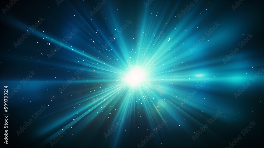 blue star burst blue star burst
