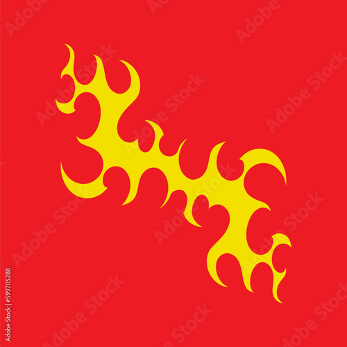 Unleash the Heat A Vibrant Flames Vector Collection for Apparel and Print Design