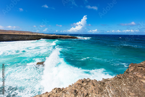 waves on the beach