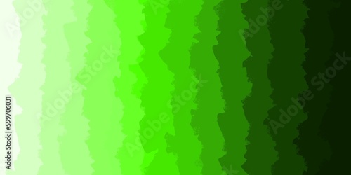 Abstract bright green gradient background. Wavy vertical stripes. Colorful design for textiles, banners, packaging.