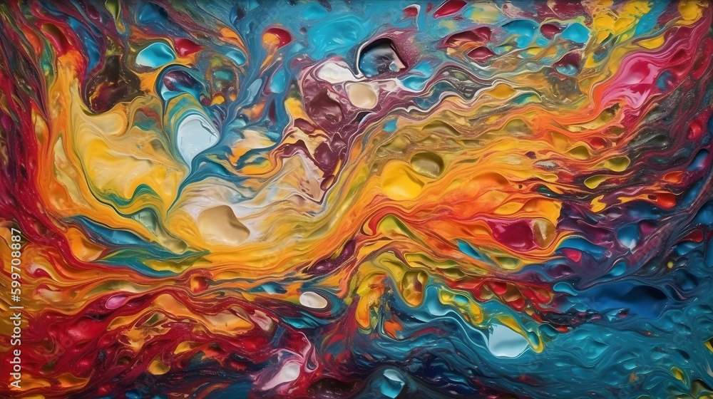 abstract oil painting with 3d surface texture ,generative ai abstract oil painting with 3d surface texture ,generative ai