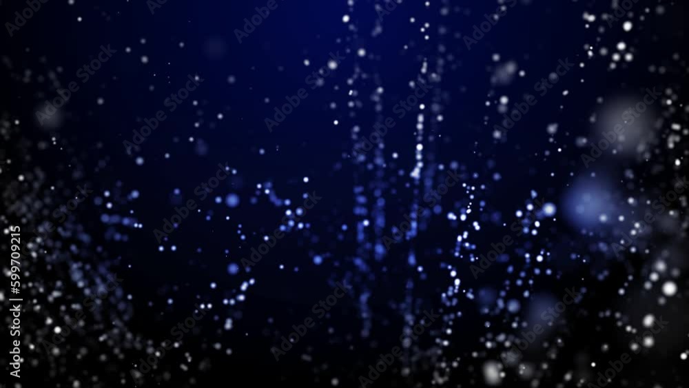 4k Blue Particles Background Loop 4k Blue Particles Background Loop