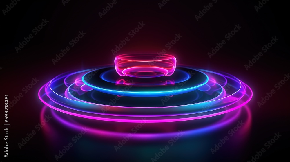 abstract background with circles