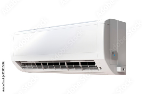 Obraz na płótnie Air conditioning in transparent background. Generative AI.