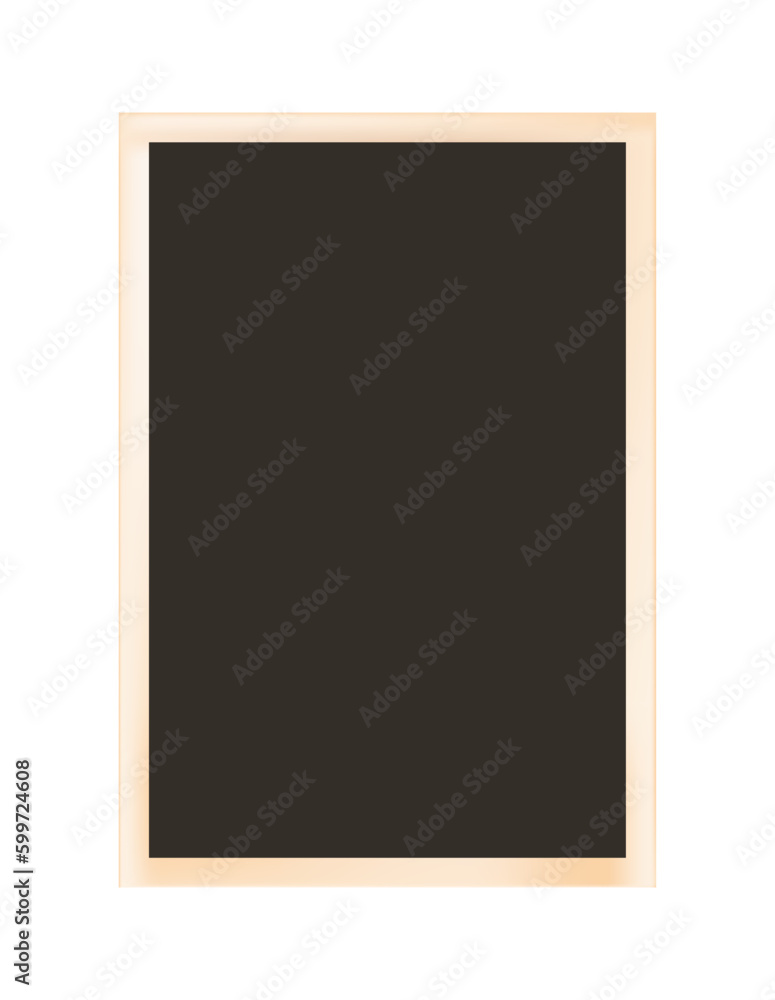 Instant photo rectangle Vertical old photo frame. vector illustration isolated on white background Instant photo rectangle Vertical old photo frame. vector illustration isolated on white background