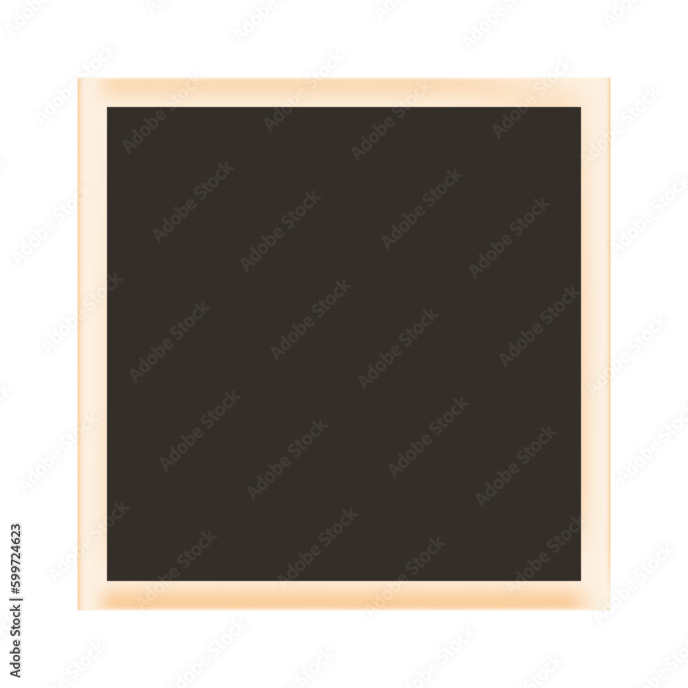 Instant photo Square old photo frame. vector illustration isolated on white background Instant photo Square old photo frame. vector illustration isolated on white background
