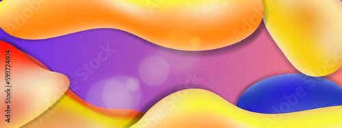 Vector modern colorful colourful abstract background with fluid shapes